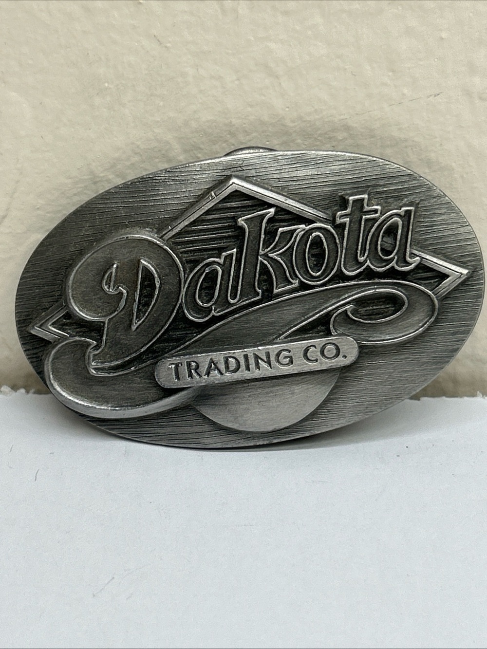 Vintage 1990s Dakota Trading Co. Pewter Belt Buckle